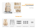K&F Concept 22L Hardshell Camera Backpack (Beige Khaki)