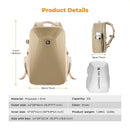 K&F Concept 22L Hardshell Camera Backpack (Beige Khaki)