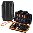 K&F Concept Storage Box for 24 Micro SD SDXC SDHC TF and 12 SD SDXC SDHC Memory Cards