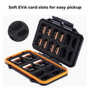 K&F Concept Storage Box for 24 Micro SD SDXC SDHC TF and 12 SD SDXC SDHC Memory Cards