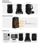 K&F Concept 40L Star Wander05 Camera Backpack (Black)