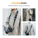 K&F Concept 45mm Camera Neck Strap with Quick Release (Black)