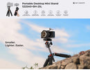 K&F Concept 55cm Folding Aluminum Alloy Tabletop Mini Tripod with BH-25L Ball Head