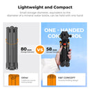 K&F Concept 55cm Folding Aluminum Alloy Tabletop Mini Tripod with BH-25L Ball Head