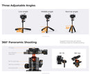 K&F Concept 55cm Folding Aluminum Alloy Tabletop Mini Tripod with BH-25L Ball Head