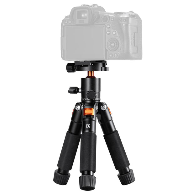 K&F Concept 55cm Folding Aluminum Alloy Tabletop Mini Tripod with BH-25L Ball Head