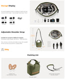 K&F Concept 5LUrban Wander 11 Sling Bag (Green)