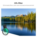 K&F Concept 67mm Clip-on CPL Phone Filter