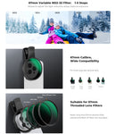 K&F Concept 67mm Clip-on VND2-32 (1-5 Stops) Phone Filter