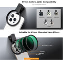 K&F Concept 67mm Universal Threaded Clip-On Filter Clamp for Smartphone