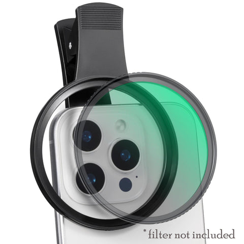 K&F Concept 67mm Universal Threaded Clip-On Filter Clamp for Smartphone
