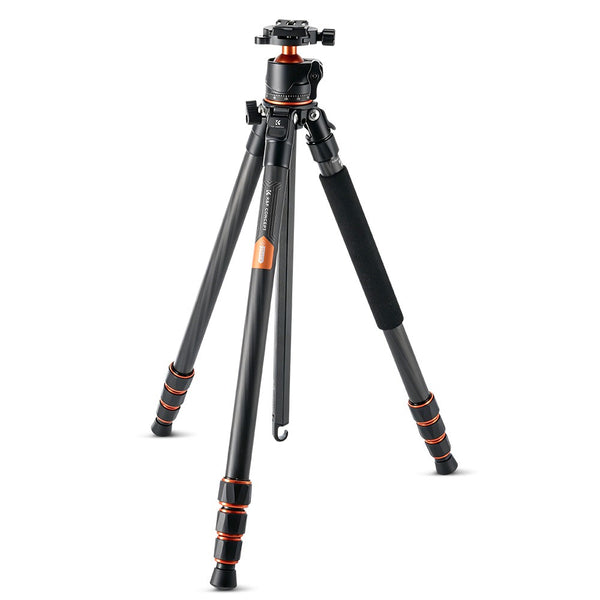K&F Concept 70" Carbon Fiber Travel Tripod with BH-36L Ball Head