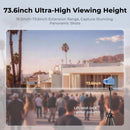 K&F Concept 73" Aluminum Portable Travel Tripod