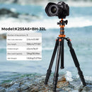 K&F Concept 78" Aluminum Alloy Camera Tripod
