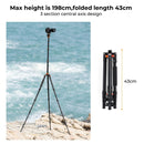 K&F Concept 78" Aluminum Alloy Camera Tripod