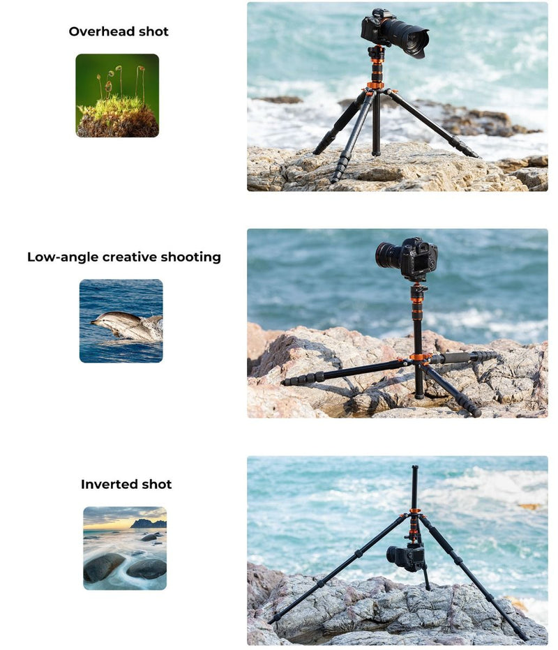K&F Concept 78" Aluminum Alloy Camera Tripod