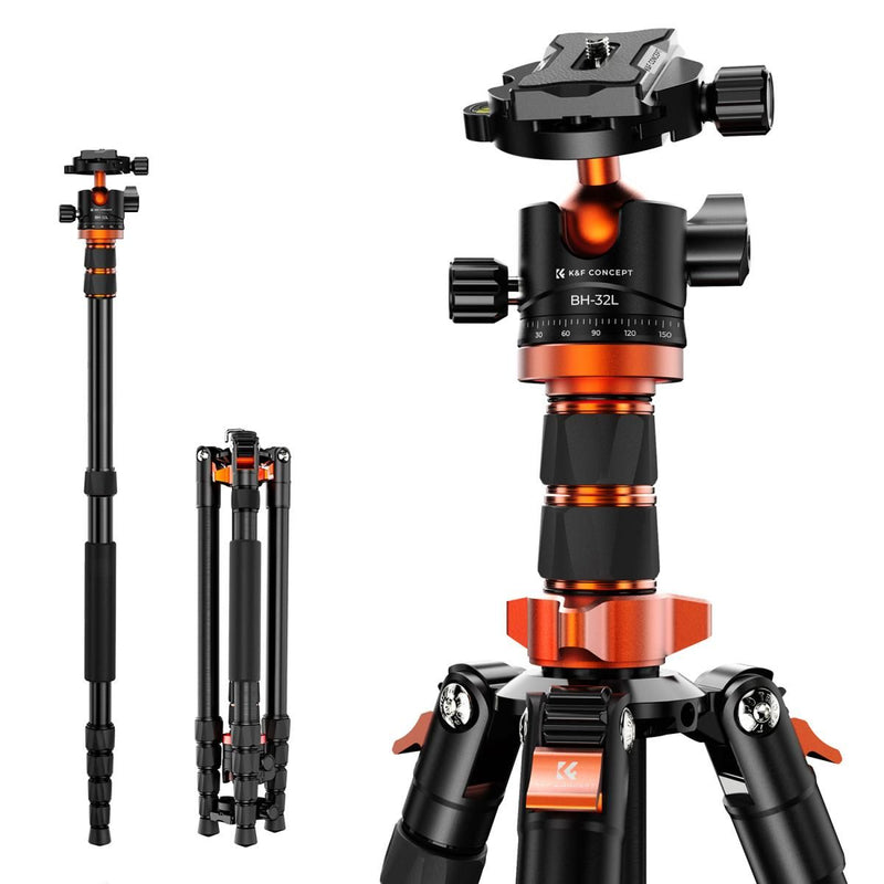 K&F Concept 78" Aluminum Alloy Camera Tripod