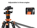 K&F Concept 67.3" Aluminum Tripod with Monopod and Ball Head
