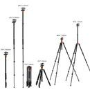 K&F Concept 67.3" Aluminum Tripod with Monopod and Ball Head