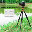 K&F Concept 67.3" Aluminum Tripod with Monopod and Ball Head