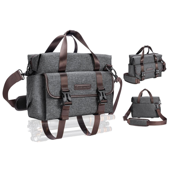 K&F Concept 8L Urban Wander 09 Travel Shoulder Bag (Dark Grey)
