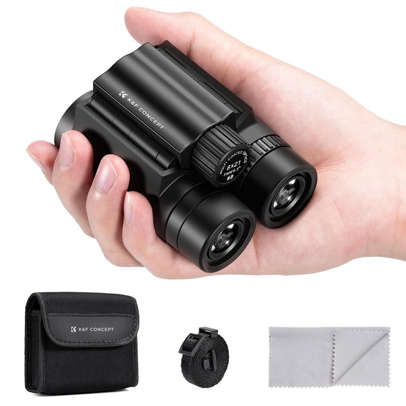 K&F Concept 8x21 Compact HD Binoculars (Black)