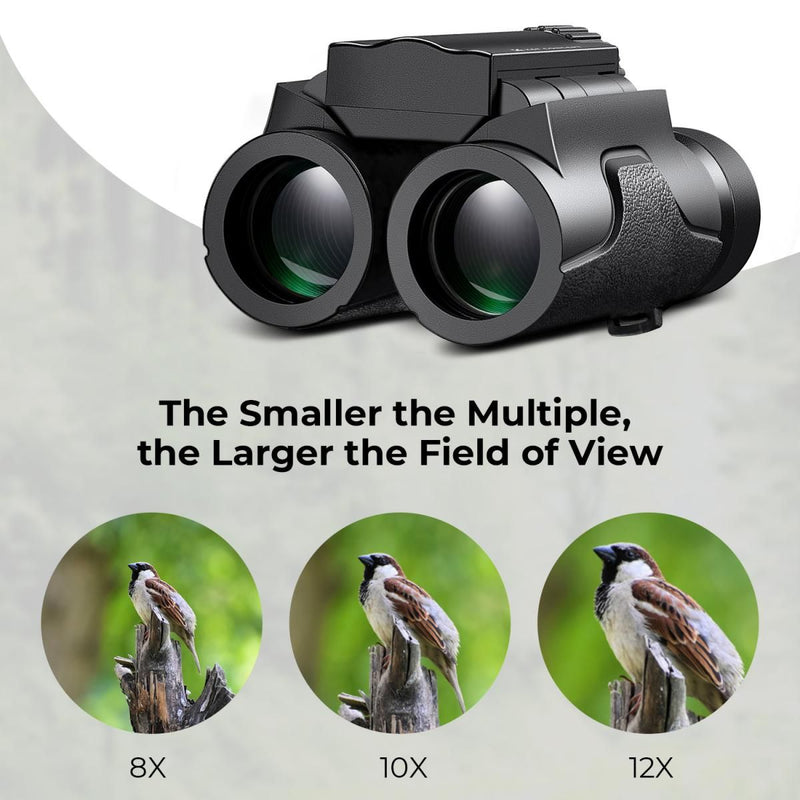 K&F Concept 8x21 Compact HD Binoculars (Black)