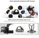 K&F Concept Head Strap & Chest Mount Set for Action Camera
