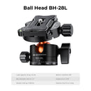 K&F Concept B234A1 Aluminum Professional Ball Head Tripod with Monopod
