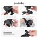 K&F Concept Backpack Strap Clip Mount for Action Camera