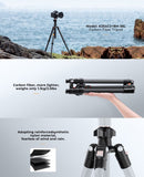 K&F Concept 64" Carbon Fiber Lightweight Travel Tripod