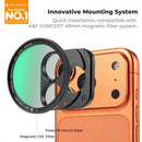 K&F Concept 49mm Clip-On NANO-K Series Magnetic CPL Filter Kit for iPhone Series