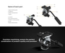 K&F Concept  FH-02 Tripod Ball Head with Handle