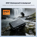 K&F Concept IP67 Protective Hard Case with Pre-cut Cubed Foam (Black)