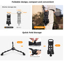 K&F Concept Heavy Duty Photography Tripod Dolly
