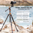 K&F Concept 78" K234A7 Magnesium Aluminum Alloy Tripod