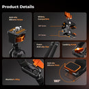 K&F Concept MS63 22-inch Magic Arm with Super Clamp & Phone Mount (1kg Load)