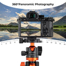 K&F Concept 32mm 360 Degree Rotating Metal Tripod Ball Head