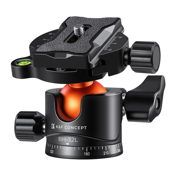 K&F Concept 32mm 360 Degree Rotating Metal Tripod Ball Head