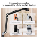 K&F Concept Adjustable Floor Tablet/Phone Stand with Stable Base