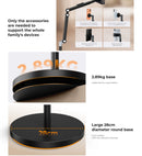 K&F Concept Adjustable Floor Tablet/Phone Stand with Stable Base