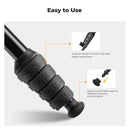 K&F Concept 63" 5-Section Aluminum Monopod