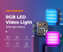 K&F Concept RGB Full Color Portable Photography Light (Blue)
