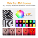 K&F Concept RGB Full Color Portable Photography Light (White)