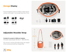 K&F Concept Urban Wander 11 Camera Sling Bag 5L (Orange)
