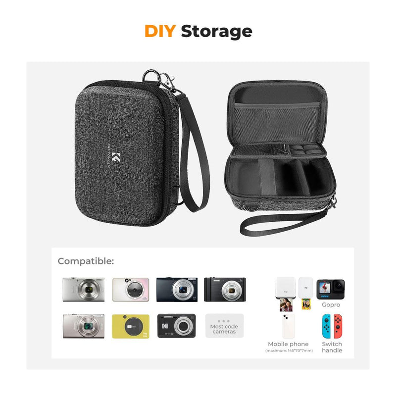 K&F Concept Small Camera Case 1L (Grey)