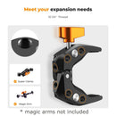 K&F Concept Super Clamp with 60mm Opening Design Ms15