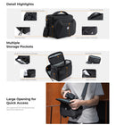 K&F Concept Travel Shoulder Bag (Black)(Size M)
