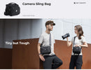 K&F Concept Travel Shoulder Bag (Black)(Size S)