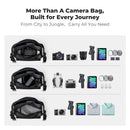 K&F Concept 10L Urban Wander 14 Sling Bag (Black)